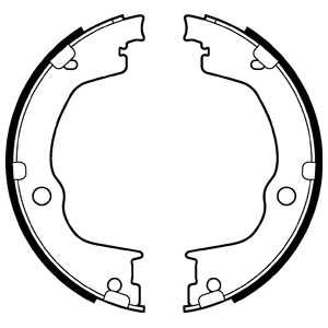 Гальмівні колодки, барабанні Delphi LS2106