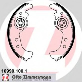 Комплект тормозных колодок ZIMMERMANN 109901001 (фото 1)