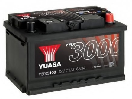 Стартерная аккумуляторная батарея YUASA YBX3100