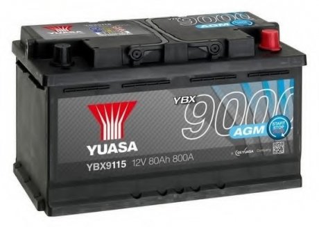 Стартерна акумуляторна батарея YUASA YBX9115 (фото 1)