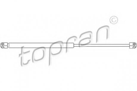 Газова пружина, кришка багажника TOPRAN TOPRAN / HANS PRIES 206319