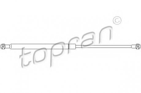 Газова пружина, кришка багажника TOPRAN TOPRAN / HANS PRIES 103441