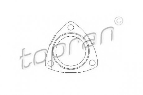 Прокладка, труба вихлопного газу TOPRAN / HANS PRIES 206192 (фото 1)
