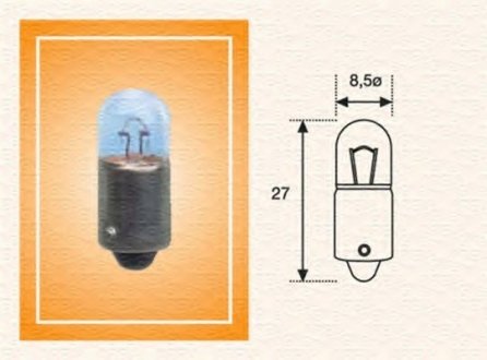 ПAR╙WKA Z COKOгEM 4W/12V MAGNETI MARELLI T4W12