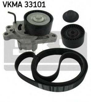 Полікліновий ремінний комплект SKF VKMA33101