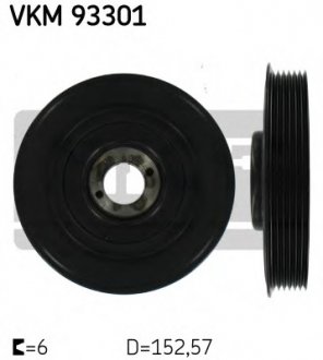 Ремінний шків, колінчастий вал SKF VKM93301