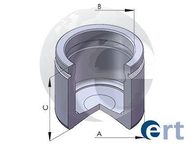 Поршень, корпус скоби гальма ERT 150956C (фото 1)
