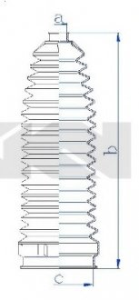 Пильовик, рульове управління SPIDAN 84259