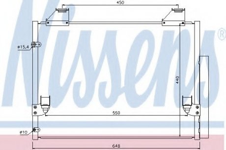 Конденсатор, кондиціонер NISSENS 940083