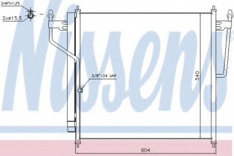 Конденсатор, кондиционер NISSENS 940503