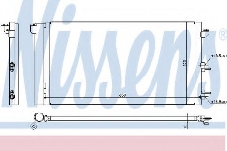 Конденсатор, кондиционер NISSENS 94670