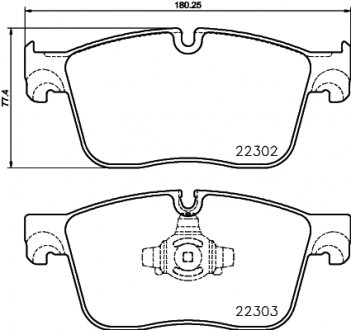 Тормозные колодки дисковые BM BREMBO P36031 (фото 1)