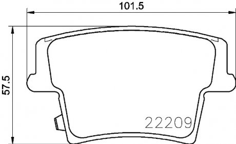 Klocki ham. 300C ty│.. BREMBO P11040