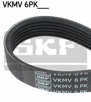 Полікліновий ремінь SKF VKMV6PK1592 (фото 1)