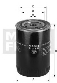 Масляний фільтр -FILTER MANN W94020 (фото 1)