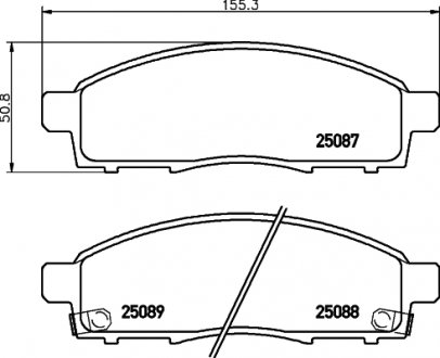 Klocki ham. NV200.. BREMBO P56102