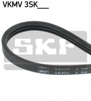 Полікліновий ремінь SKF VKMV3SK863 (фото 1)