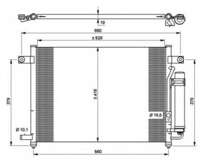 Конденсатор, кондиционер NRF 35767