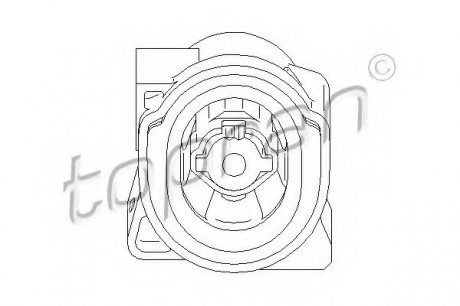 Підвіска, двигун TOPRAN TOPRAN / HANS PRIES 407832