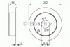 Тормозной диск BOSCH 0986479C08 (фото 1)