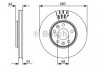 Тормозной диск BOSCH 0986479C62 (фото 1)