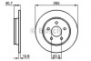 Тормозной диск BOSCH 0986479B80 (фото 1)