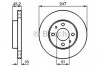 Тормозной диск BOSCH 0986478459 (фото 1)