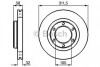 Гальмівний диск BOSCH 0986478580 (фото 1)