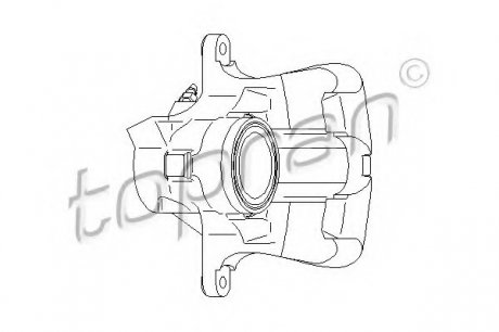 Тормозной суппорт TOPRAN TOPRAN / HANS PRIES 110286