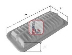 Повітряний фільтр SOFIMA S3553A