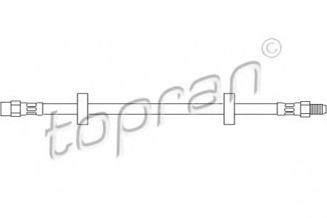 Тормозной шланг TOPRAN / HANS PRIES 102635 (фото 1)