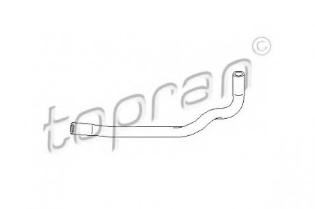Шланг радиатора TOPRAN / HANS PRIES 103001 (фото 1)