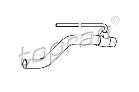 Шланг радиатора TOPRAN TOPRAN / HANS PRIES 111978