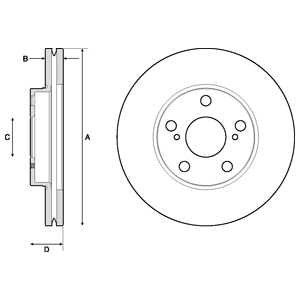 Тормозной диск Delphi BG4711C (фото 1)