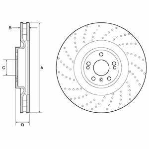 Тормозной диск Delphi BG9185C (фото 1)