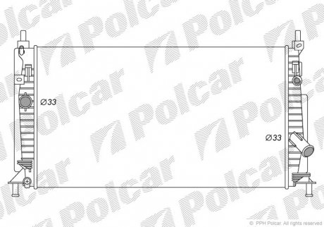 Радіатори охолодження POLCAR 4542081