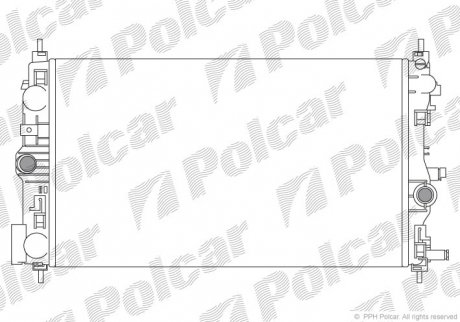 Радіатори охолодження POLCAR 5511086 (фото 1)