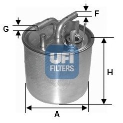 Топливный фильтр UFI 2400200 (фото 1)