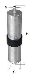 Паливний фільтр UFI 3183800