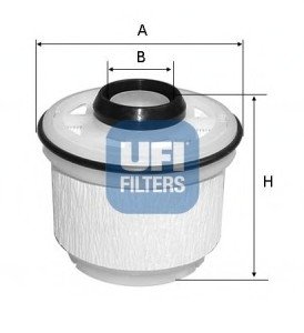 Топливный фильтр UFI 2604500 (фото 1)