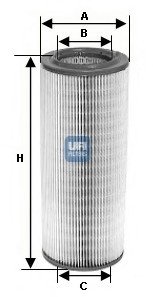 Воздушный фильтр UFI 2738100 (фото 1)
