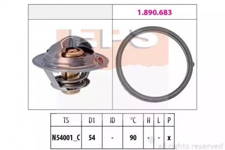 Termostat HY/KIA EPS 1880802