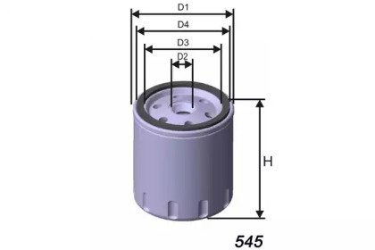 Масляний фільтр MISFAT Z169 (фото 1)