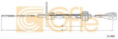 Тросик газу COFLE 11064