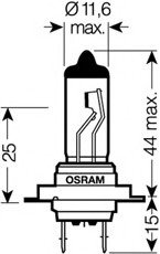 Лампа H7 64210 L OSRAM 64210L (фото 1)