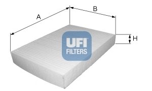 Фильтр, воздух во внутренном пространстве UFI 53.312.00 (фото 1)