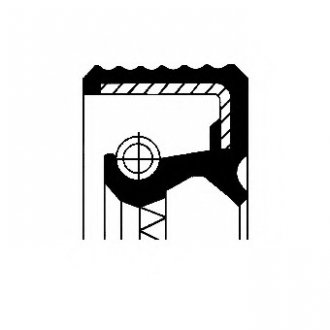 Кільце ущільнювача, диференціал, Кільце ущільнювача, ступиця колеса CORTECO 01018330B (фото 1)