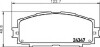 Комплект гальмівних колодок, дискове гальмо HELLA 8DB355012361 (фото 1)