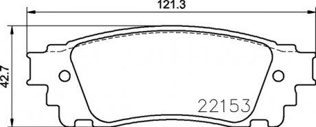 Гальмівні колодки дискові BM BREMBO P83166