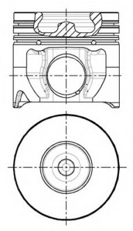 Поршень NURAL 8714810700